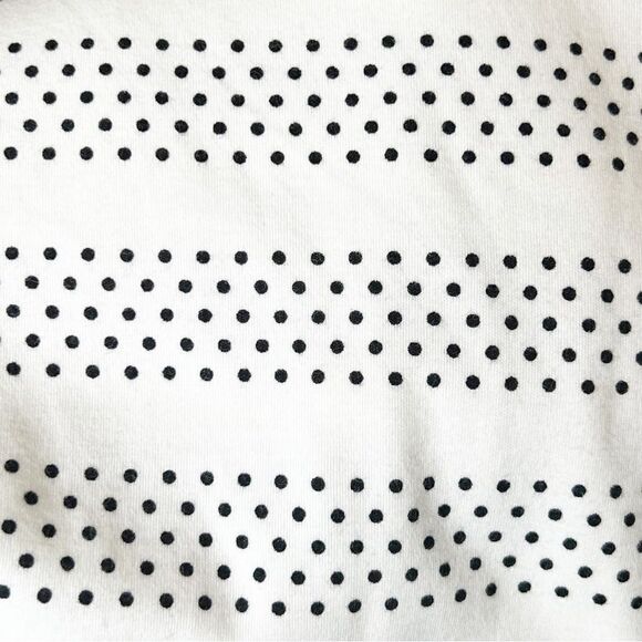 Land’s End Plus Size Vertical Polka Dot Knit Tank, Size 3X Black/White - Picture 7 of 8